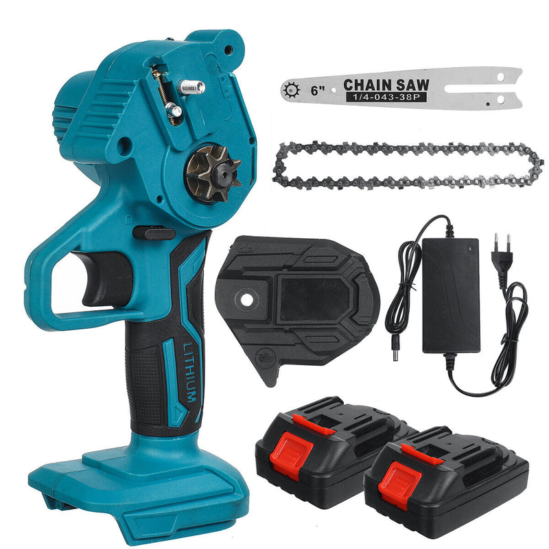 6'' Cordless Electric Chainsaw with Rechargeable Battery