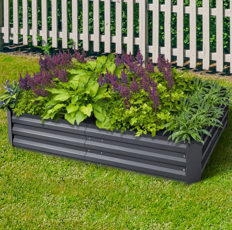 Galvanised Raised Garden Bed